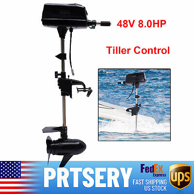 48v 2200w Electric Outboard Boat Trolling Motor Dinghy Fishing Boat Engine