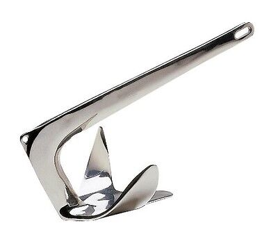 55 Lbs 25 Kg 316 Stainless Steel Bruceclaw Style Marine Boat Anchor