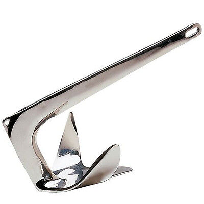 66 Lbs 30 Kg 316 Stainless Steel Bruceclaw Style Marine Boat Anchor