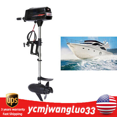 Electric Outboard Trolling Motor Dinghy Fishing Boat Engine Hangkai 48v 1800w